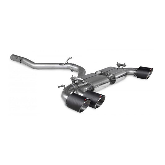 Scorpion Exhausts - Audi S3 8Y Sportback 2.0 TFSi Quattro Non Resonated Gpf Back System With Electronic Valves SAUS093CF - TMC Motorsport