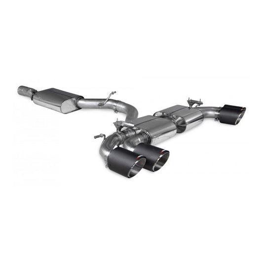 Scorpion Exhausts - Audi S3 8Y Sportback 2.0 TFSi Quattro Resonated Gpf Back System With Electronic Valves SAU093CF - TMC Motorsport