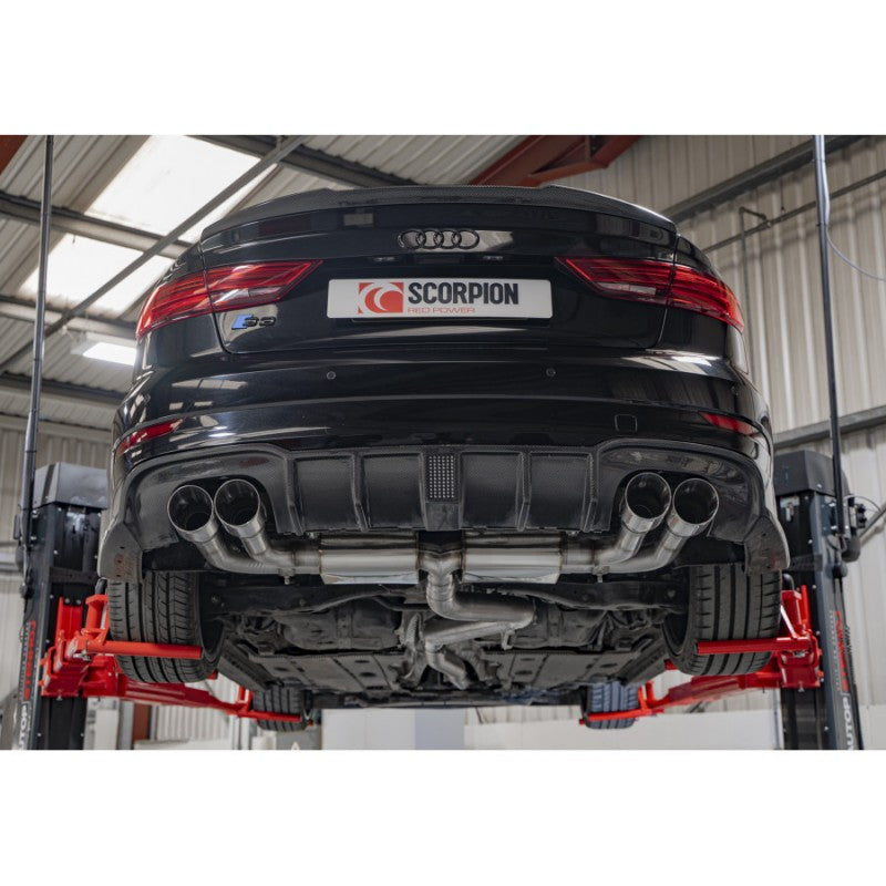 Scorpion Exhausts - Audi S3 Saloon 8V Facelift GPF Model 2019 To 2020 Non Resonated Gpf Back System With Electronic Valves SAUS096 - TMC Motorsport