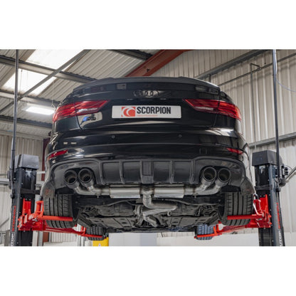 Scorpion Exhausts - Audi S3 Saloon 8V Facelift GPF Model 2019 To 2020 Non Resonated Gpf Back System With Electronic Valves SAUS096CF - TMC Motorsport