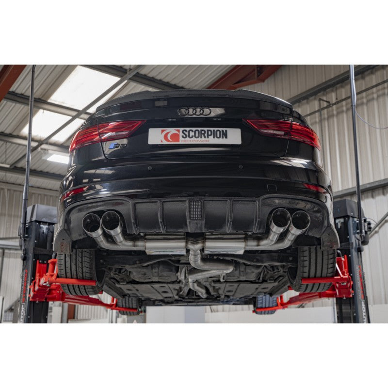 Scorpion Exhausts - Audi S3 Saloon 8V Facelift GPF Model 2019 To 2020 Non Resonated Gpf Back System With No Valves SAUS097 - TMC Motorsport