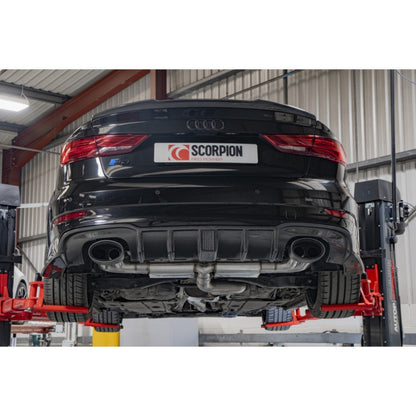 Scorpion Exhausts - Audi S3 Saloon 8V Facelift GPF Model 2019 To 2020 Resonated Gpf Back System With No Valves SAU099CF - TMC Motorsport