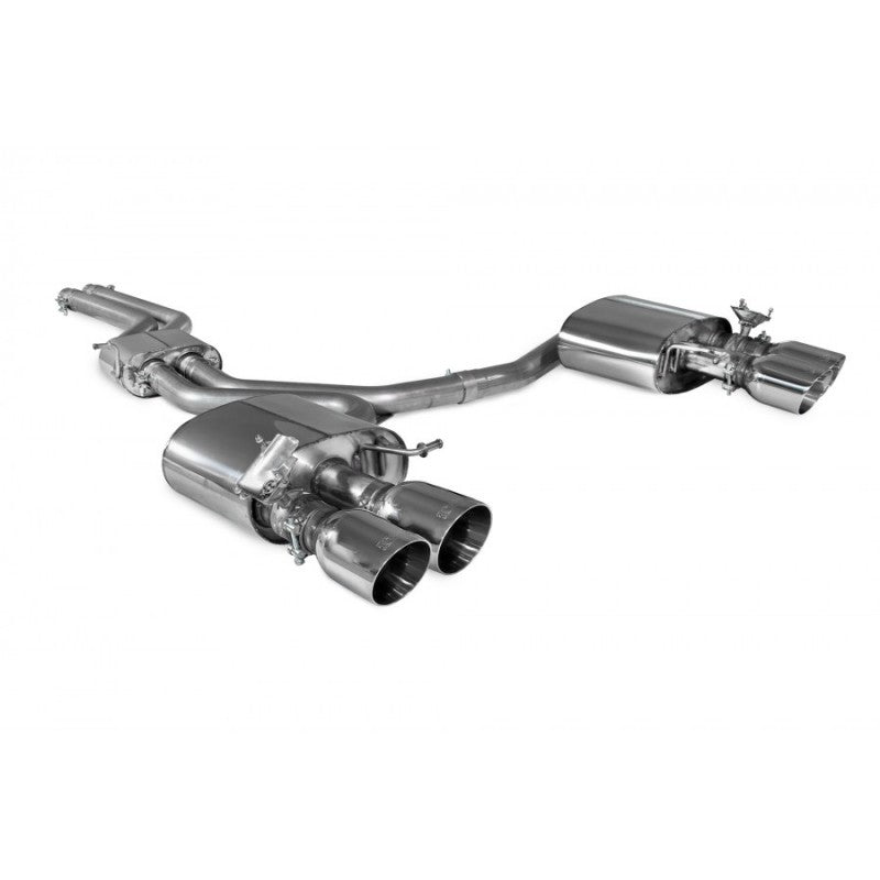 Scorpion Exhausts - Audi S4 B9 3.0T V6 Quattro Avant & Saloon 2017 - 2018 Resonated Half System SAU088 - TMC Motorsport