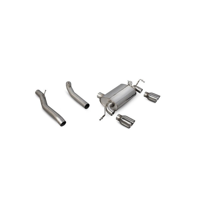 Scorpion Exhausts - Audi TT Mk1 Quattro 3.2 V6 1999 To 2006 Non-Resonated Cat-Back System SAUS042 - TMC Motorsport