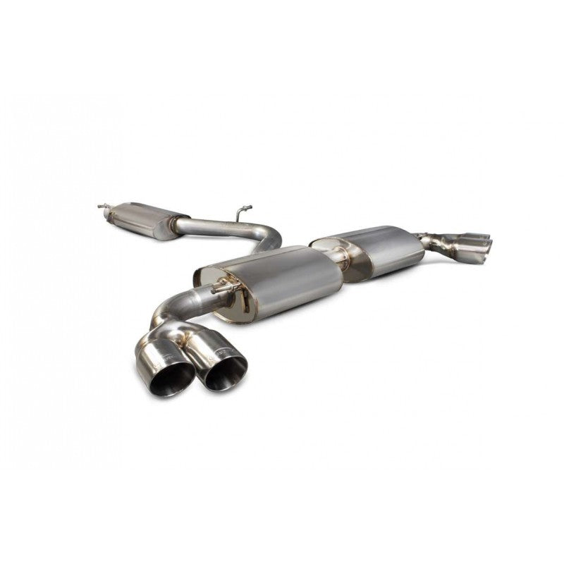 Scorpion Exhausts - Audi TT Mk2 3.2 V6/TT S Mk2 2006 To 2014 Resonated Cat-Back System SAU026 - TMC Motorsport