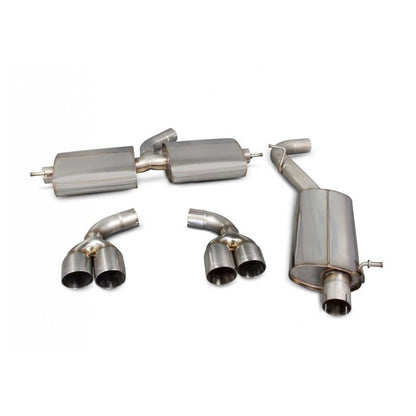 Scorpion Exhausts - Audi TT Mk2 3.2 V6/TT S Mk2 2006 To 2014 Resonated Cat-Back System SAU026 - TMC Motorsport