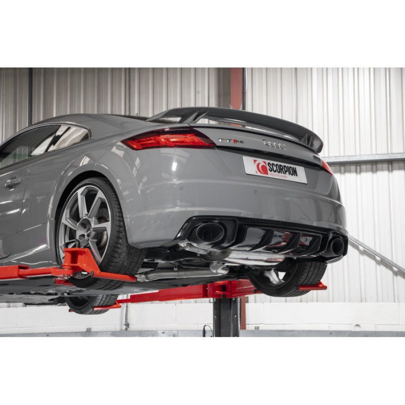 Scorpion Exhausts - Audi TTRS MK3 Resonated Cat-Back / GPF Back System With Electronic Valves SAU081CF - TMC Motorsport