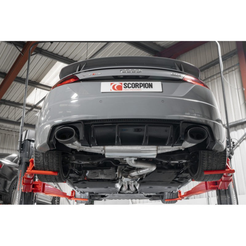 Scorpion Exhausts - Audi TTRS MK3 Resonated Cat-Back / GPF Back System With Electronic Valves SAU081CF - TMC Motorsport