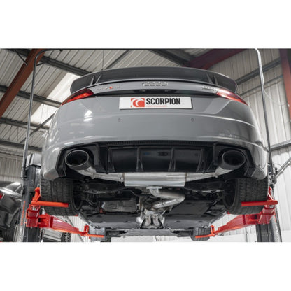 Scorpion Exhausts - Audi TTRS MK3 Resonated Cat-Back / GPF Back System With Electronic Valves SAU081CF - TMC Motorsport