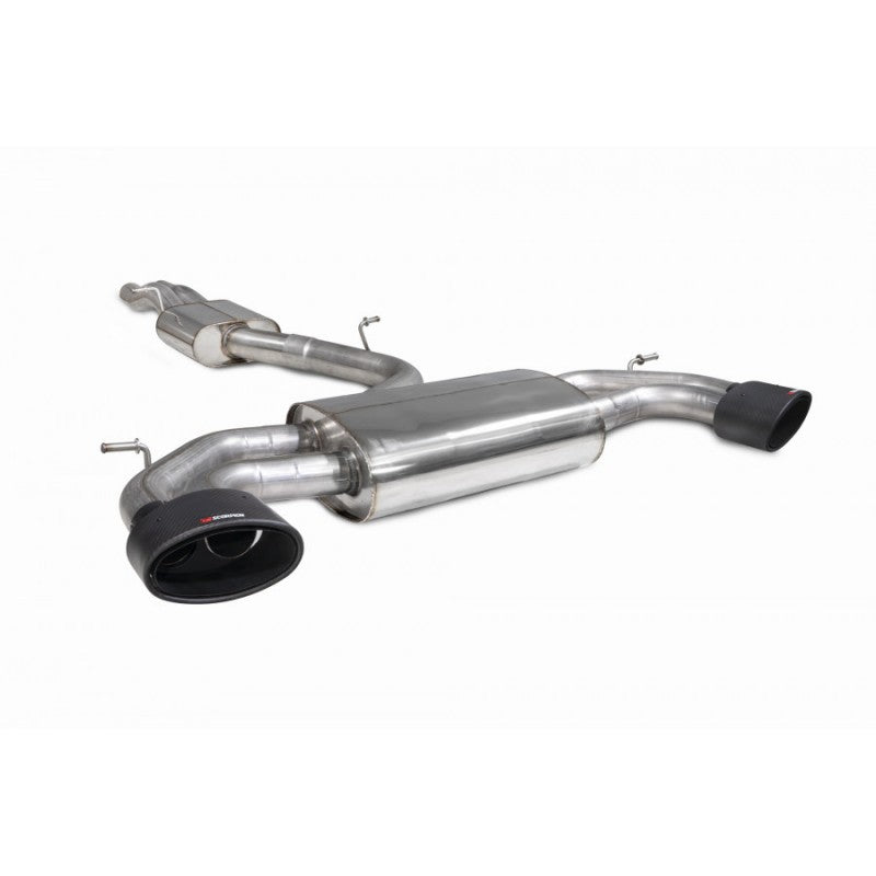 Scorpion Exhausts - Audi TTRS MK3 Resonated Cat-Back / GPF Back System With No Valves SAU082CF - TMC Motorsport