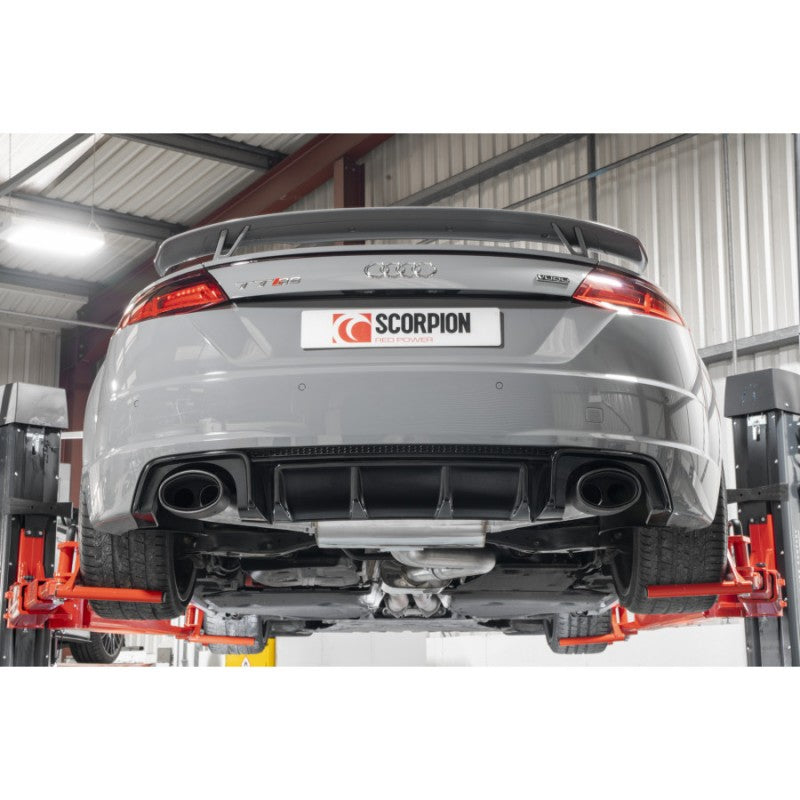 Scorpion Exhausts - Audi TTRS MK3 Resonated Cat-Back / GPF Back System With No Valves SAU082CF - TMC Motorsport
