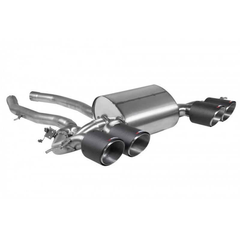 Scorpion Exhausts - BMW M3 G80 & M3 Competition GPF Model Half System Axle Back Exhaust SBM084CF - TMC Motorsport