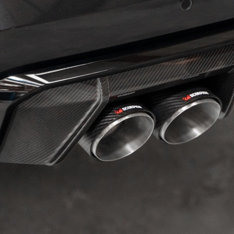 Scorpion Exhausts - BMW M3 G80 & M3 Competition GPF Model Half System Axle Back Exhaust SBM084CF - TMC Motorsport