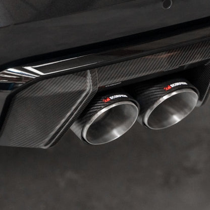 Scorpion Exhausts - BMW M3 G80 & M3 Competition GPF Model Half System Axle Back Exhaust SBM084CF - TMC Motorsport
