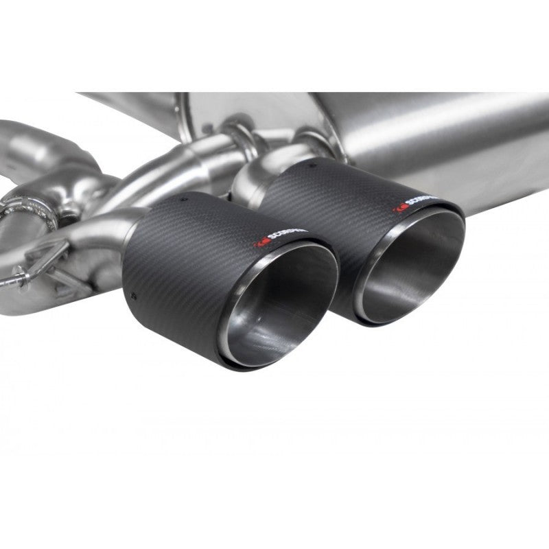 Scorpion Exhausts - BMW M3 G80 & M3 Competition GPF Model Half System Axle Back Exhaust SBM084CF - TMC Motorsport