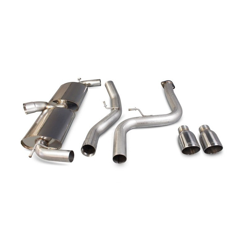 Scorpion Exhausts - Ford Focus MK2 ST 225 2.5 Turbo 2006 To 2011 76mm/3 Non-Resonated Cat-Back System SFD067 - TMC Motorsport