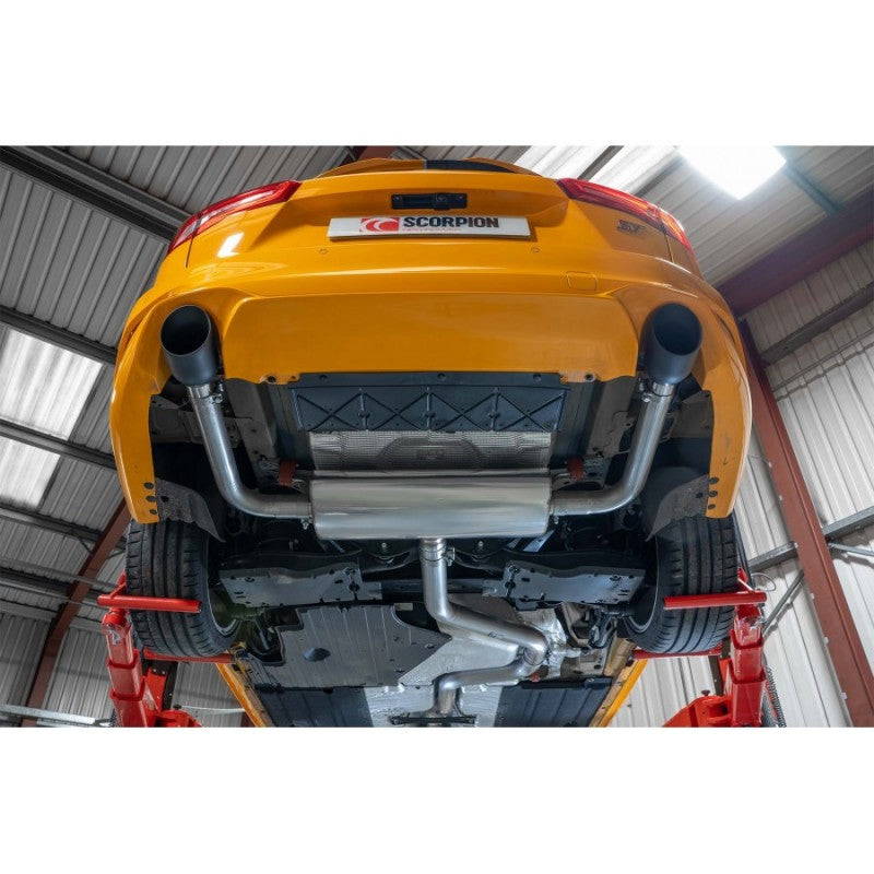 Scorpion Exhausts - Ford Focus MK4 ST 2.3 Estate GPF Back System Black Daytona Tails SFDS096DC - TMC Motorsport
