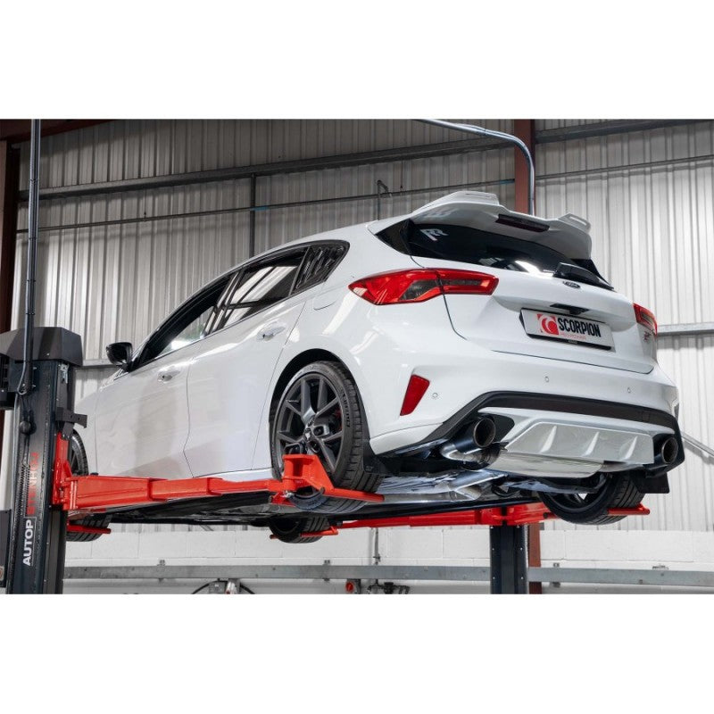 Scorpion Exhausts - Ford Focus MK4 ST 2.3 Hatch GPF Back System Carbon Fibre Tails SFDS091CF - TMC Motorsport
