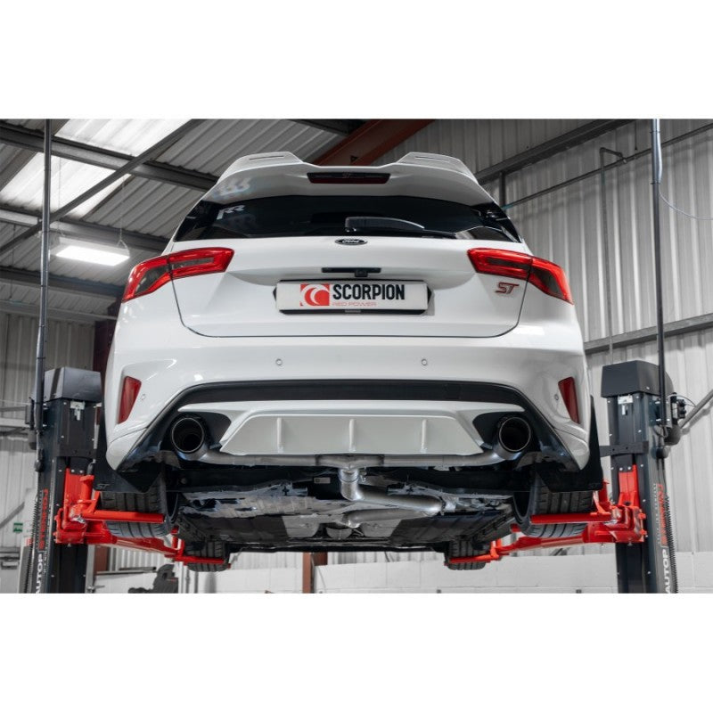 Scorpion Exhausts - Ford Focus MK4 ST 2.3 Hatch Predator GPF Back System Ascari Carbon Fibre Tails SFDS095CF - TMC Motorsport