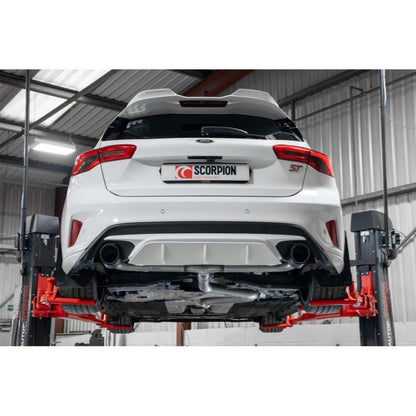 Scorpion Exhausts - Ford Focus MK4 ST 2.3 Hatch Predator GPF Back System Ascari Carbon Fibre Tails SFDS095CF - TMC Motorsport