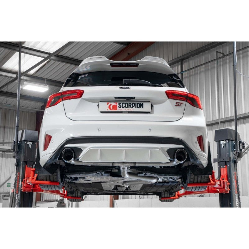 Scorpion Exhausts - Ford Focus MK4 ST 2.3 Hatch Predator GPF Back System Daytona Polish Tails SFDS095D - TMC Motorsport