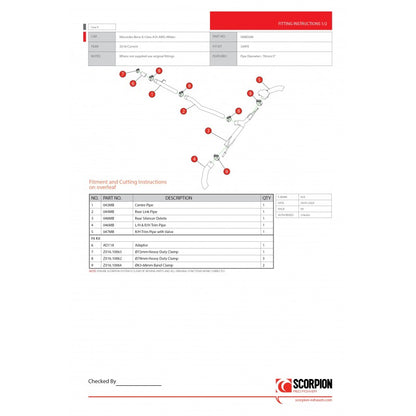 Scorpion Exhausts - Mercedes A-Class A35 AMG W177 Hatchback 2019 On GPF Back System Valved No Rear Silencer SMBS006 - TMC Motorsport