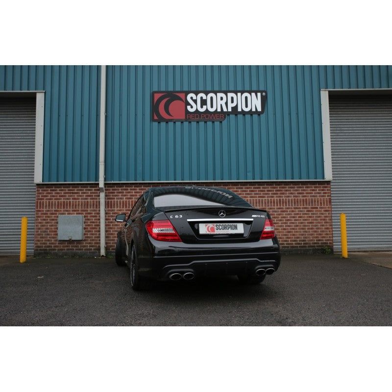 Scorpion Exhausts - Mercedes C-Class C63 AMG W204 2008 - 2014 Secondary De-Cat Pipes SMBC004 - TMC Motorsport