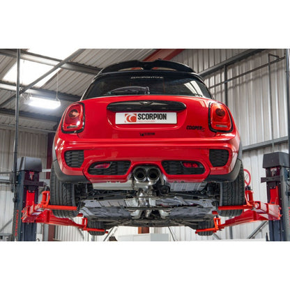 Scorpion Exhausts - Mini Cooper S F56 3 Door 2014 To 2018 Non-Resonated Cat-Back System SMNS010CF - TMC Motorsport
