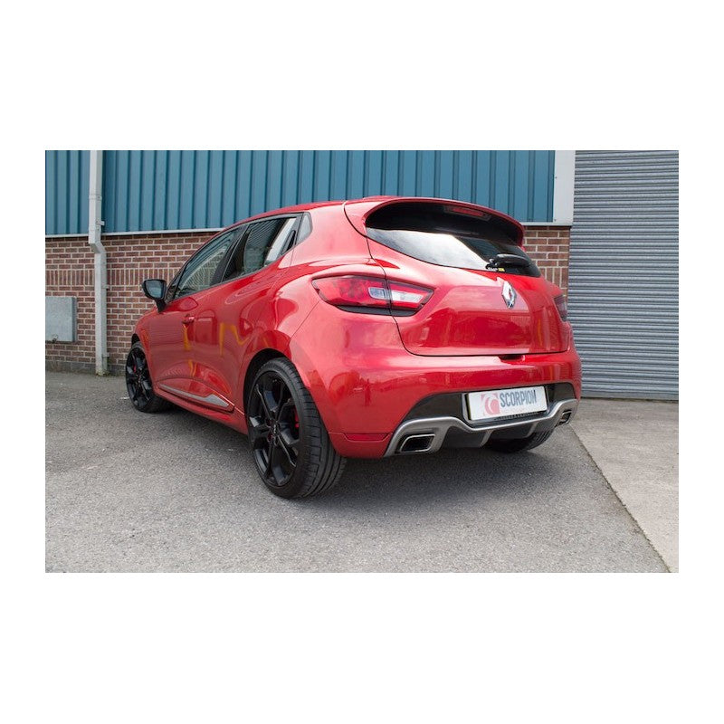 Scorpion Exhausts - Renault Clio MK4 RS 200 EDC 2013 To 2015 Non-Resonated Cat-Back System SRNS026 - TMC Motorsport