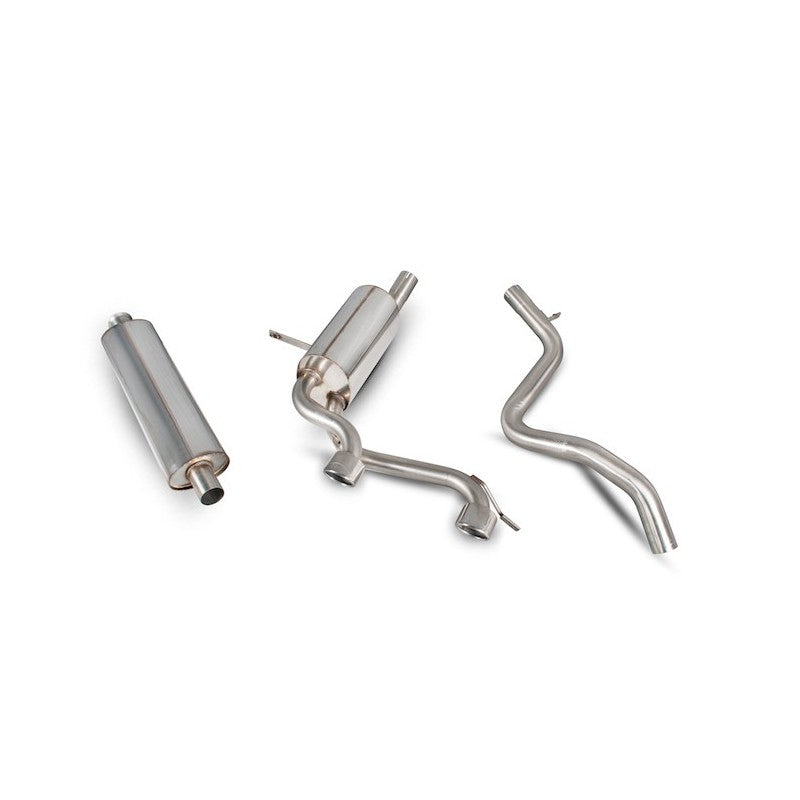Scorpion Exhausts - Renault Megane RS225 2004 To 2009 Resonated Half System SRN020 - TMC Motorsport