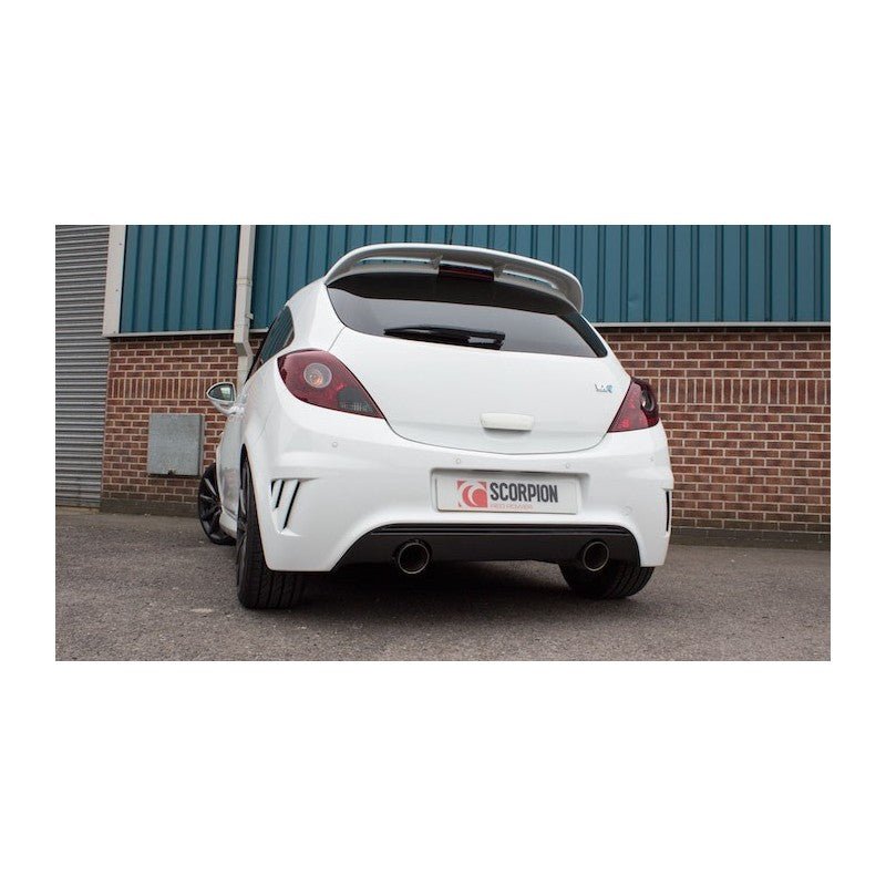 Scorpion Exhausts - Vauxhall Corsa D VXR/Nurburgring 2007 To 2013 Resonated Cat-Back System SVX055 - TMC Motorsport