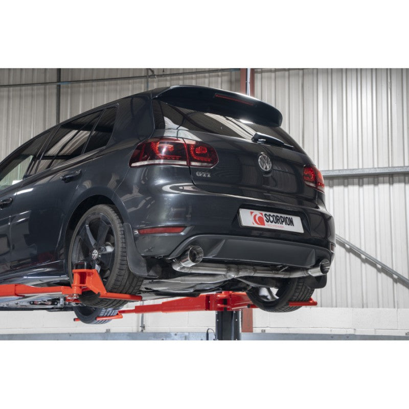 Scorpion Exhausts - Volkswagen Golf Mk6 Gti 2.0 Tsi & Edition 35 2009 To 2013 Non Resonated Predator Cat-Back System LOUD SVWS071 - TMC Motorsport