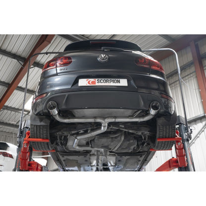 Scorpion Exhausts - Volkswagen Golf Mk6 Gti 2.0 Tsi & Edition 35 2009 To 2013 Non Resonated Predator Cat-Back System LOUD SVWS071 - TMC Motorsport