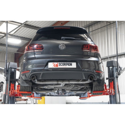 Scorpion Exhausts - Volkswagen Golf Mk6 Gti 2.0 Tsi & Edition 35 2009 To 2013 Non Resonated Predator Cat-Back System LOUD SVWS071CF - TMC Motorsport