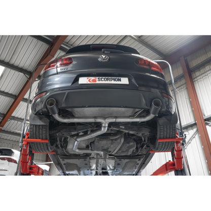 Scorpion Exhausts - Volkswagen Golf Mk6 Gti 2.0 Tsi & Edition 35 2009 To 2013 Non Resonated Predator Cat-Back System LOUD SVWS071CF - TMC Motorsport