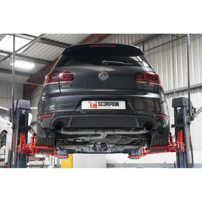 Scorpion Exhausts - Volkswagen Golf Mk6 Gti 2.0 Tsi & Edition 35 2009 To 2013 Resonated Predator Cat-Back System SVW071C - TMC Motorsport