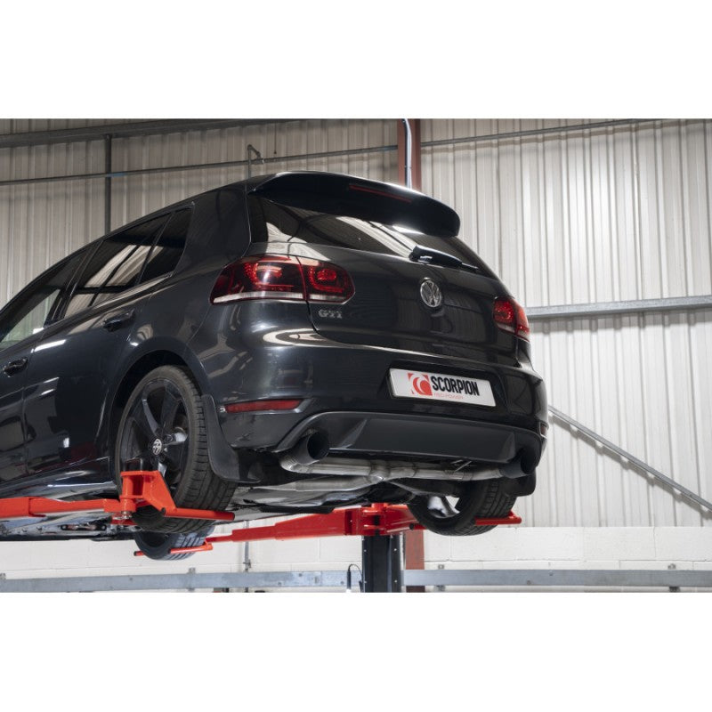 Scorpion Exhausts - Volkswagen Golf Mk6 Gti 2.0 Tsi & Edition 35 2009 To 2013 Resonated Predator Cat-Back System SVW071C - TMC Motorsport