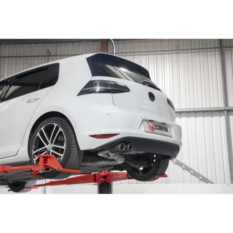 Scorpion Exhausts - Volkswagen Golf MK7 GTD 2.0 TDi 185PS Cat-Back System SVWS067CF - TMC Motorsport