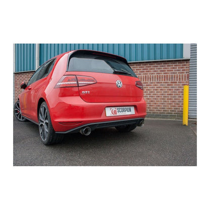 Scorpion Exhausts - Volkswagen Golf MK7 Gti 2013 To 2016 Resonated Cat-Back System SVW043 - TMC Motorsport