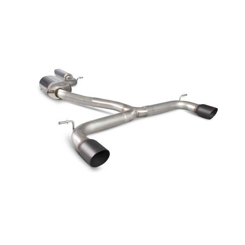 Scorpion Exhausts - Volkswagen Golf MK7 Gti 2013 To 2016 Resonated Cat-Back System SVW043C - TMC Motorsport