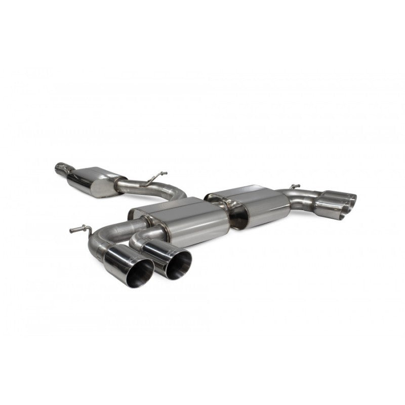 Scorpion Exhausts - Volkswagen Golf MK7 R Resonated Cat-Back System With No Valves SVW044D - TMC Motorsport