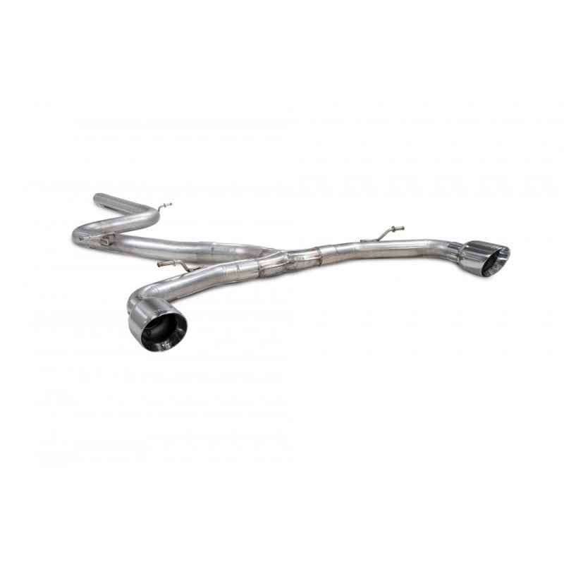 Scorpion Exhausts - Volkswagen Golf MK8 GTi Clubsport Non Resonated Predator GPF Back System VERY LOUD SVWS070D - TMC Motorsport