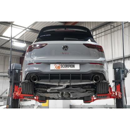 Scorpion Exhausts - Volkswagen Golf MK8 GTi Clubsport Non Resonated Predator GPF Back System VERY LOUD SVWS070D - TMC Motorsport