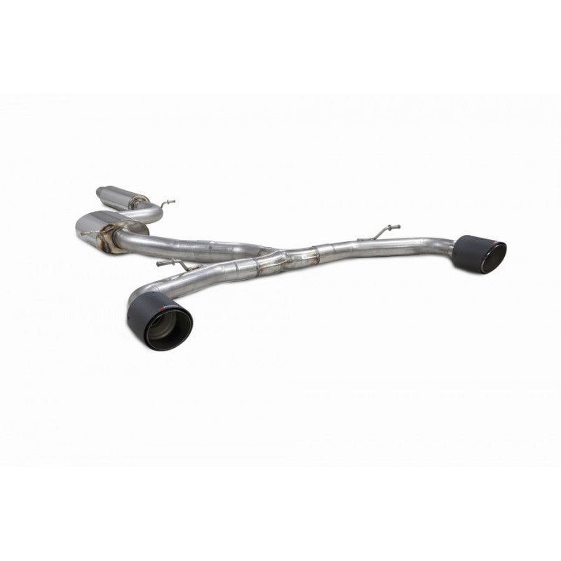 Scorpion Exhausts - Volkswagen Golf MK8 GTi Clubsport Resonated GPF Back Exhaust System SVW069CF - TMC Motorsport