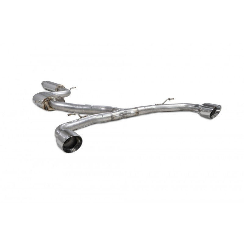 Scorpion Exhausts - Volkswagen Golf MK8 GTi Clubsport Resonated GPF Back Exhaust System SVW069D - TMC Motorsport