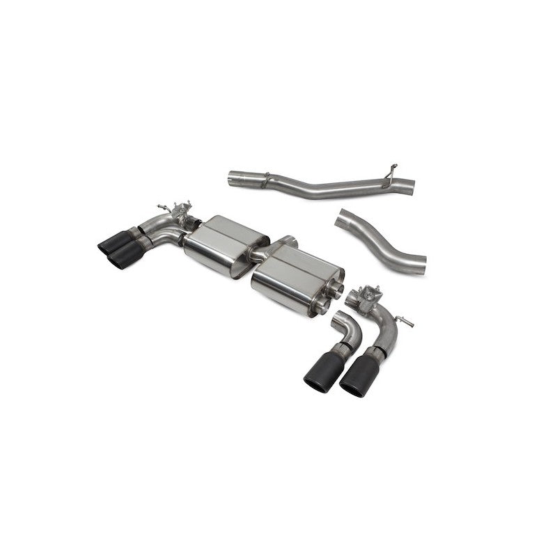 Scorpion Exhausts - Volkswagen Golf R MK7.5 Facelift 2017 On Non-Res Cat-Back / GPF Back System With Electronic Valves SVWS054C - TMC Motorsport