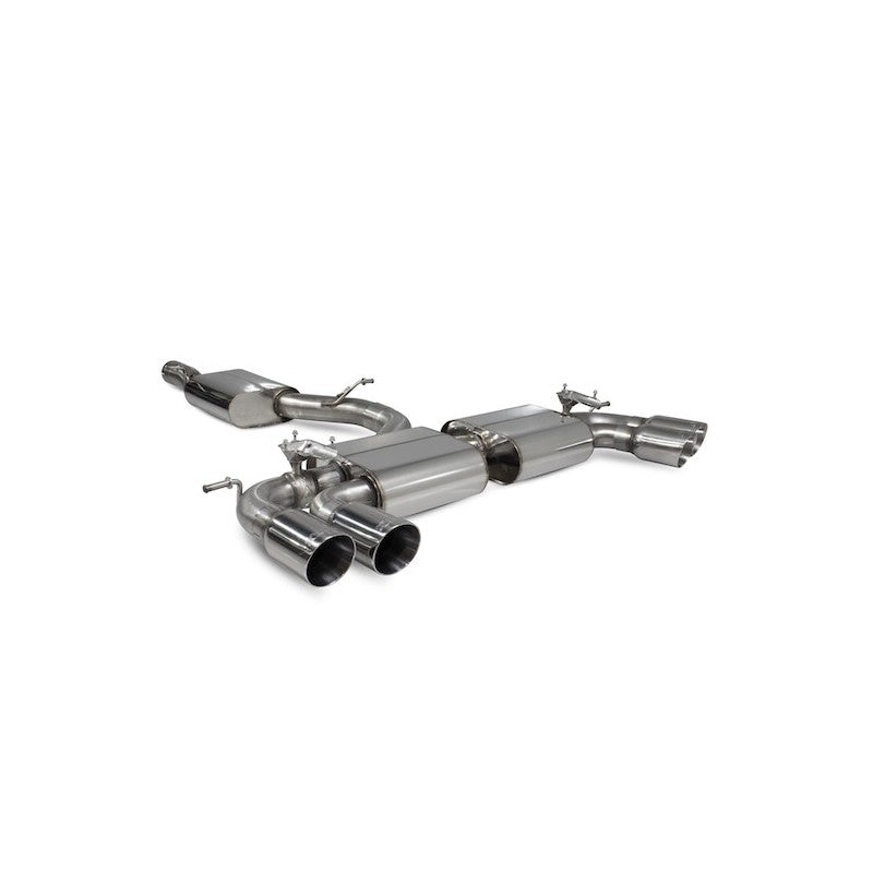 Scorpion Exhausts - Volkswagen Golf R MK7.5 Facelift Resonated Cat-Back System / GPF Back With Electronic Valves SVW054D - TMC Motorsport