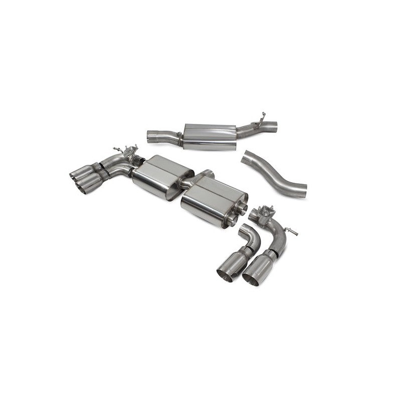 Scorpion Exhausts - Volkswagen Golf R MK7.5 Facelift Resonated Cat-Back System / GPF Back With Electronic Valves SVW054D - TMC Motorsport