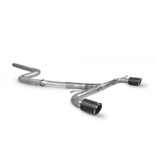 Scorpion Exhausts - Volkswagen Scirocco R 2009 To 2017 Non Resonated Predator Cat-Back System SVWS072CF - TMC Motorsport