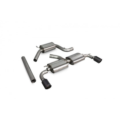 Scorpion Exhausts - Volkswagen Scirocco R 2009 To 2017 Resonated Cat-Back System SVW041CF - TMC Motorsport